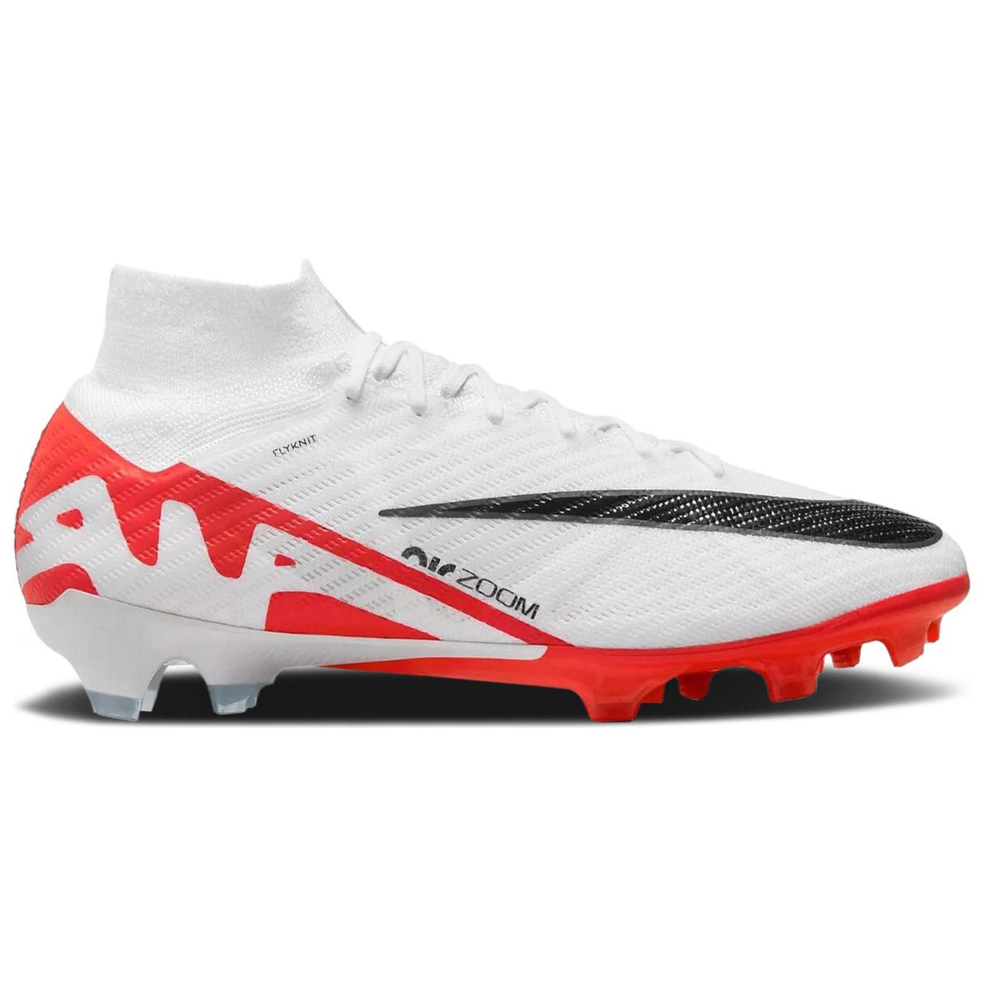 Nike Кроссовки мужские Zoom Mercurial Superfly 9 Elite FG Ready Pack белые ярко-малиновые — фото 2