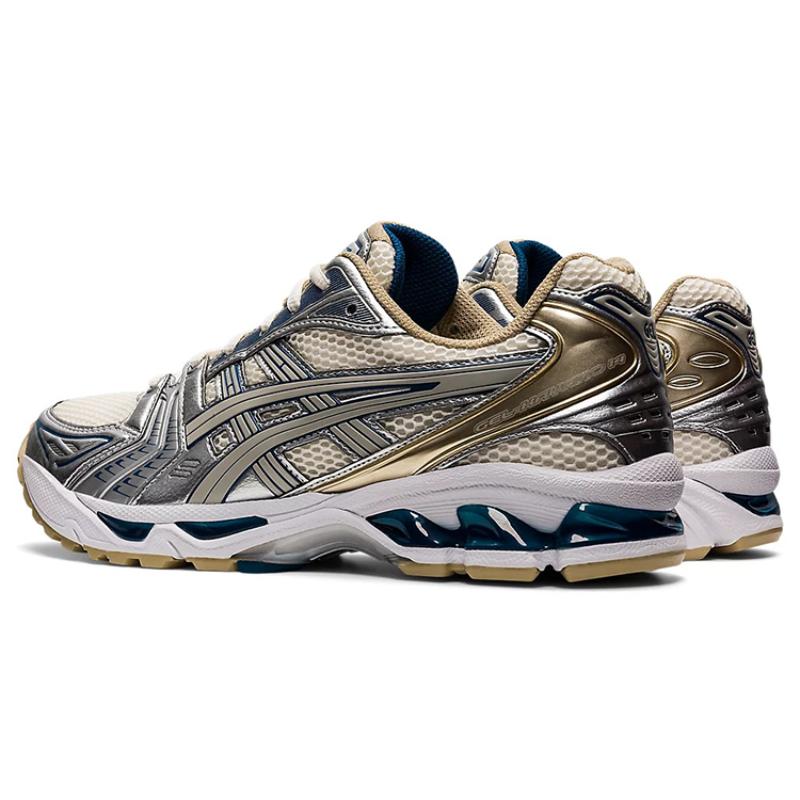 Asics Gel Kayano 14 Cream Pure Silver Champagne Sneakers 1201A019-105