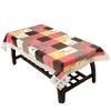 Floral PVC 2-4 Seater Centre Table Cover Rectangle Shape (40x60-inches, Cream)-Printed