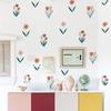 DIY Boho Cartoon Flowers Decorative Wall Stickers for Children Baby Girl Boys Room Decoration Wallpaper Nordic Nursery Decals
