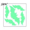 Removable PVC Wall Stickers Halloween Glow in The Dark Stickers, Luminous Ghost Hand And Bat Waterproof Secret Room Decor Decals, Horror Theme