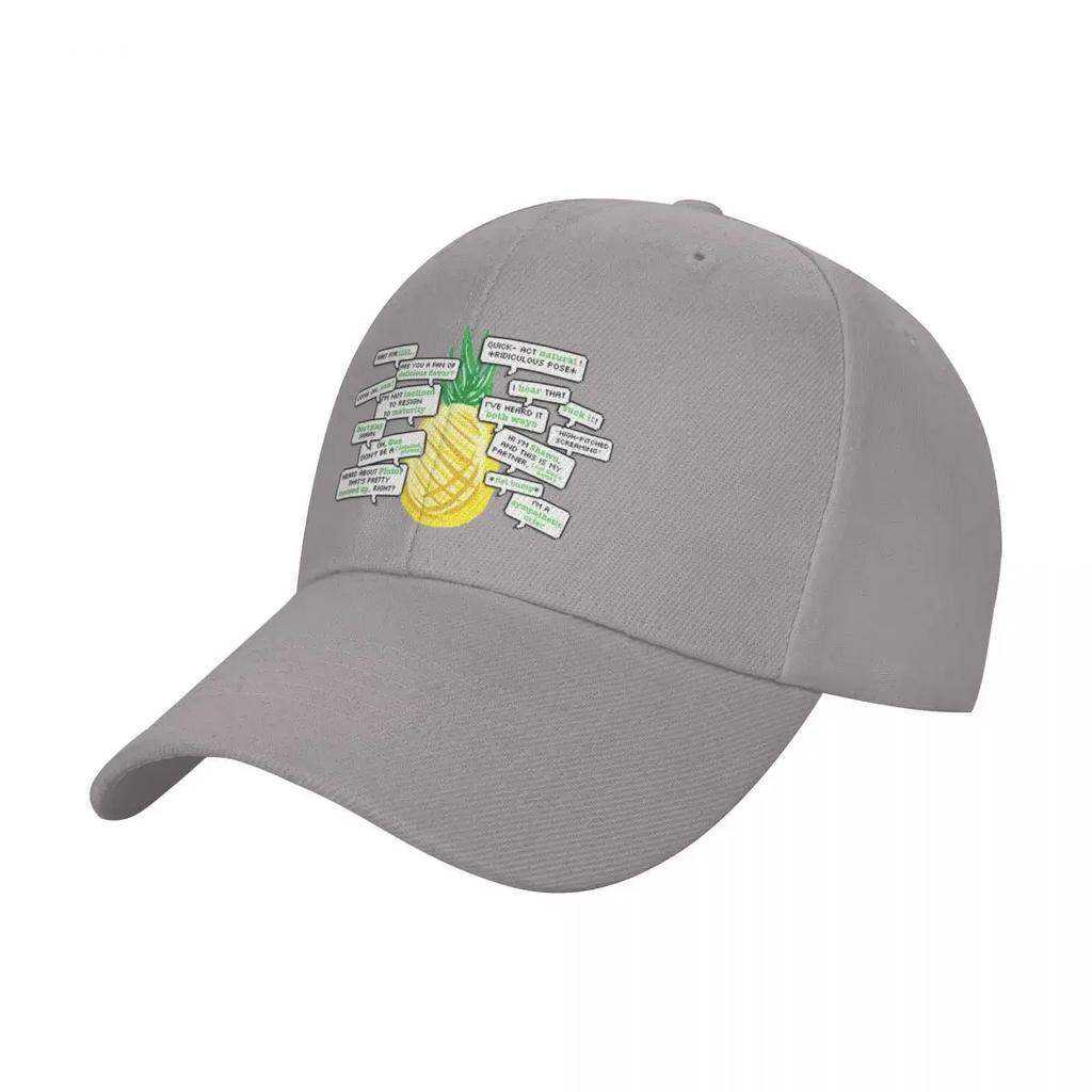Iconic Psych Quotes ft a Pineapple Baseball Cap Beach Bag tactical cap Rugby Boy Child Womens
