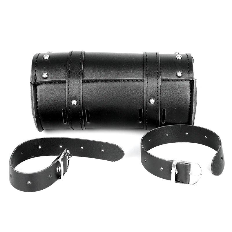 Uniwersalna torba na widelec motocykla Skórzane sakwy Torba na narzędzia Wodoodporna torba do przechowywania dla Harley Sportster XL Touring Softail Dyna