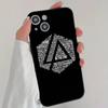 Rock Band L-Linkin Park Phone Case Cool Black Silicone Soft For IPhone 16 15 14 13 12 11 X XR Plus Pro Max Plus