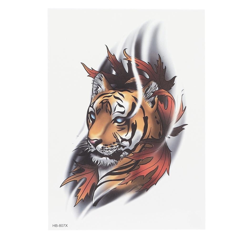 Naklejka tatuaż tymczasowy wzór zwierzęcy mężczyźni wodoodporna naklejka tatuaż akcesoria
