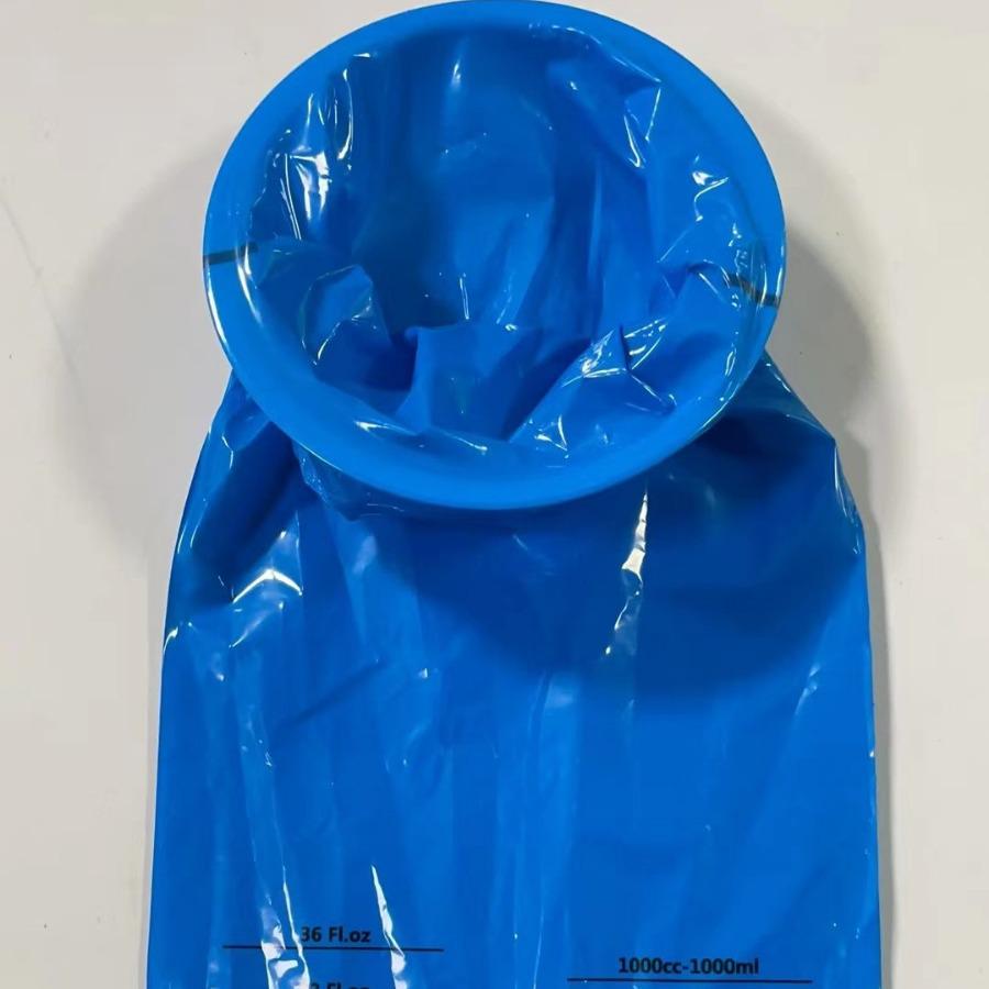 Disposable Vomit & Waste Liquid Collection Bag Single (without SAP) синий