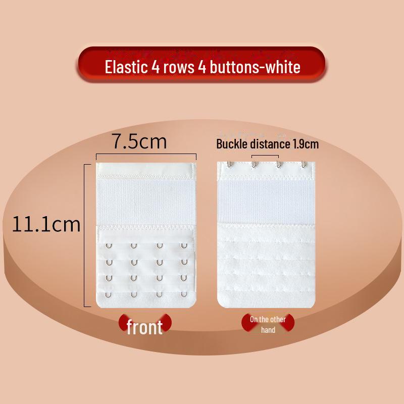 Extensie elastică pentru sutien cu cataramă din oțel inoxidabil - 2x3, 3x3, 4x4 rânduri