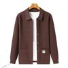 Pierre Cardin Men's Long-Sleeve Knit Cardigan Jacket for Spring and Autumn