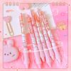 Aesthetic stationery items back to school cute rabbit  Ballpoint pen gel pens Elegant pens Kawaii Stationery supplies cute pens