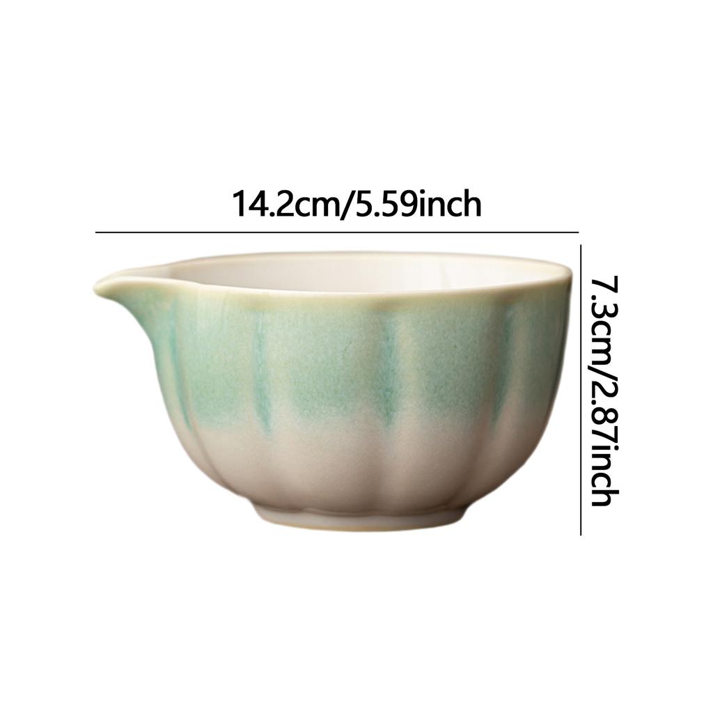 Japanese Matcha Bowl Japanese Tea Cup Gift Matcha Chawan with Pouring Spout for Kitchen Home Tea Room Dining Room Beginners