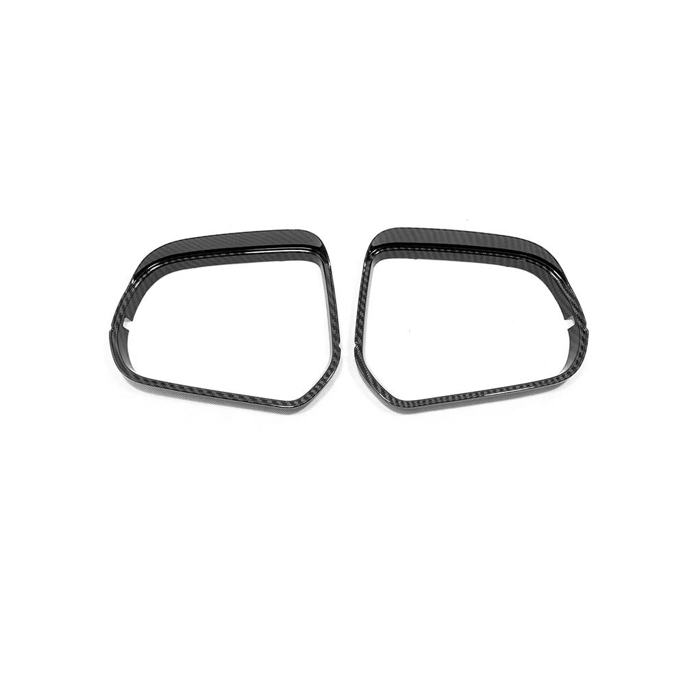 For Great Wall Cannon GWM Poer Ute 2021 2022 Accessories ABS Carbon/Chrome Car Rearview Mirror Cover Trim Sticker Styling 2 PCS