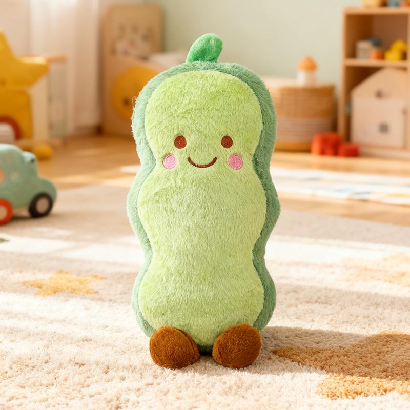 

М яка плюшева подушка-іграшка у формі горошини - Велика лялька для заспокійливого сну 26cm 70g