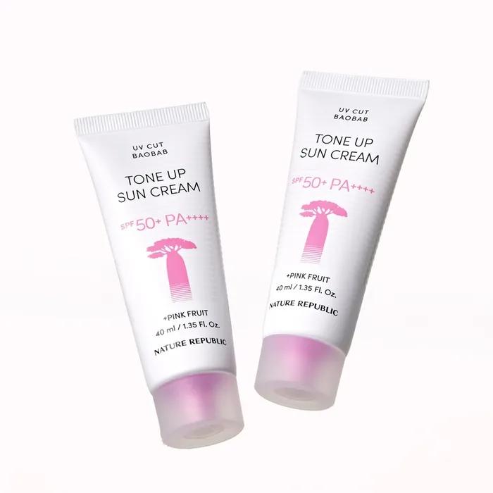 [2PACK] UV Cut Baobab Tone Up Sun Cream SPF50+ PA++++ 40ml*2EA