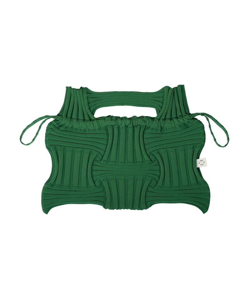 Pleatsmama Big Bow Bag Green