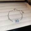 Gold-Plated Zircon Sun & Heart Bracelet: Stylish, Versatile, Elegant Light Luxury Jewelry for Women.
