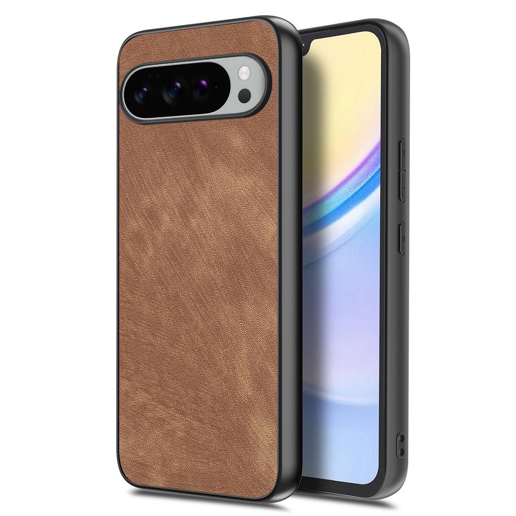 For Google Pixel 10 Pro XL Case Shockproof Slim Retro Leather Phone Back Cover