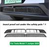 for Tesla Model Y Juniper 2025 Model 3 Highland Front Grill Guard Grille Inserts Mesh Anti Insect Net Cover Bumper Grid Filter