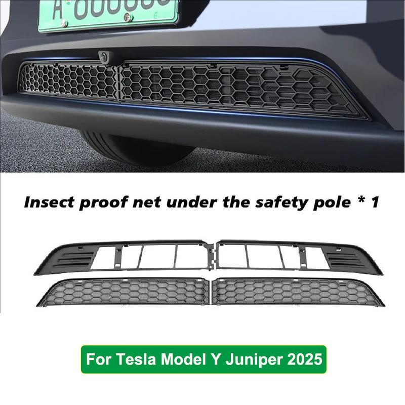 for Tesla Model Y Juniper 2025 Model 3 Highland Front Grill Guard Grille Inserts Mesh Anti Insect Net Cover Bumper Grid Filter