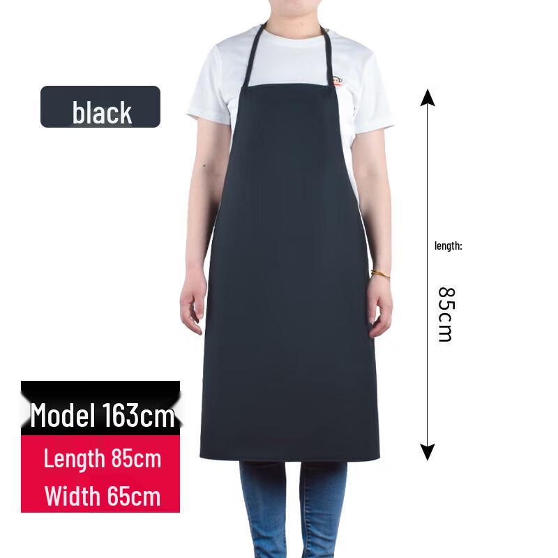 Waterproof PU Leather Kitchen Apron