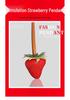Creative Strawberry Keychain Pendant - No Worries Large Strawberry Ornament for Car Mirror or Bag, Perfect Small Gift