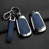 AASL1 Car Key Case Cover For Cadillac Xt5 XTS CTS SRX ATSL XT4 CT6 ATS Escalade ESV DTS ELR STS 2014-2018 Zinc Alloy Leather Keychain