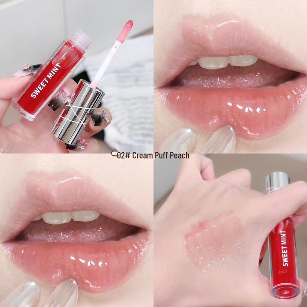 Sweet Mint Hydrating Lip Essence - Glossy Glass Mirror Lip Gloss