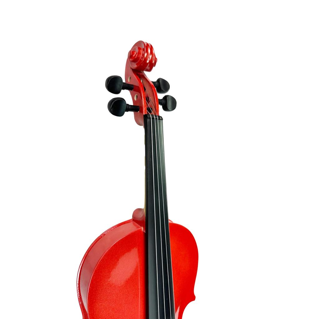 This Bright Red 44 Full-size Violin Set Is Perfect for Adult Beginners. It's a Great Starter Set for Beginner, Advanced, and Even Professional