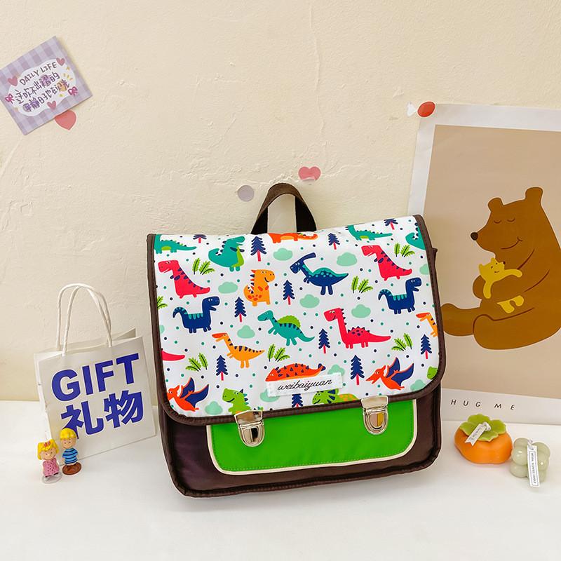 Trendy Gender-neutral Kids Backpack Durable Nylon Material With Soft Handles For School And Travel