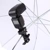 Black Hot Shoe Flash Umbrella Holder Light Stand Bracket For Photo Video Photography