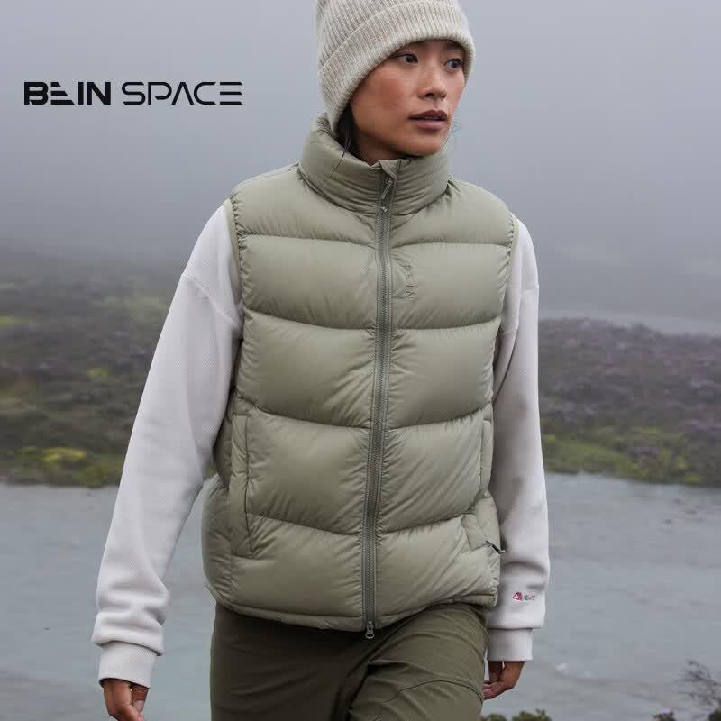 BEIN SPACE Y004 800FP Goose Down Vest L