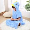 Quick-Drying Baby Bath Towel Coral Velvet Infant Bathrobe Cartoon Cloak Towel Children