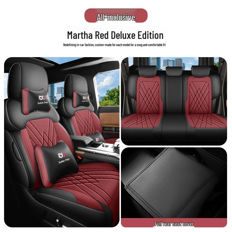 Jetour Shanhai T2 Full Leather Car Seat Cushion - Universal, All-Season Model