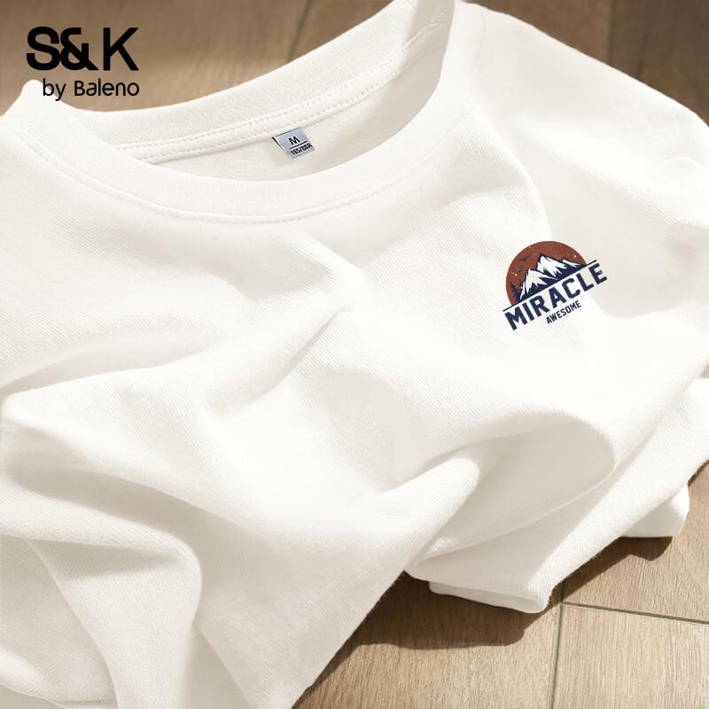 Женская футболка Baleno S&K из чистого хлопка с коротким рукавом M
