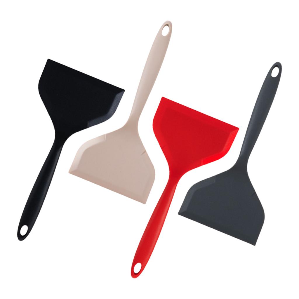 Food Grade Silicone Turner With Wide Mouth Perfect For Steak And Baking Utensils Heat Resistant Flipping Tool