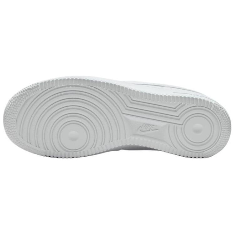 New Nike Air Force 1 Low '07 Next Nature Triple White Bulbous Swoosh Women's HF2014-100