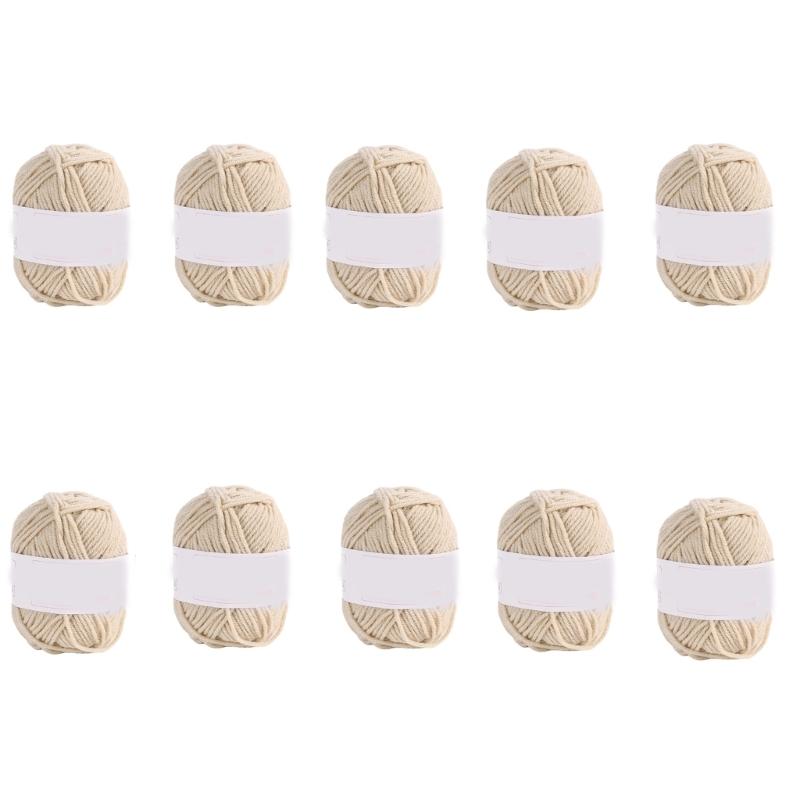 4 Polyacrylonitrile Soft Milk Cotton Yarn For Knitting Projects Baby Friendly Crafting Materials
