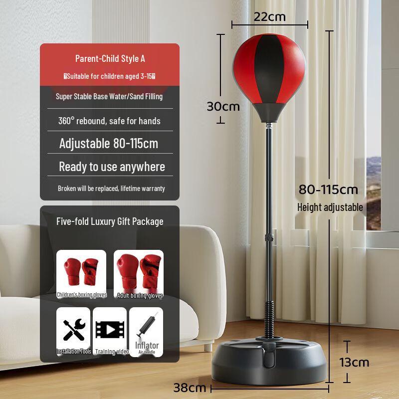 Jianli Kids' Home Boxing Speed Bag & Tumbler Trainer