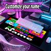 Custom Name Personalized Game Rainbow Friends Pattern Mousepad, Laptop PC Desk Mat, Decorative Desk Mat for Home Keyboard Pad Gift