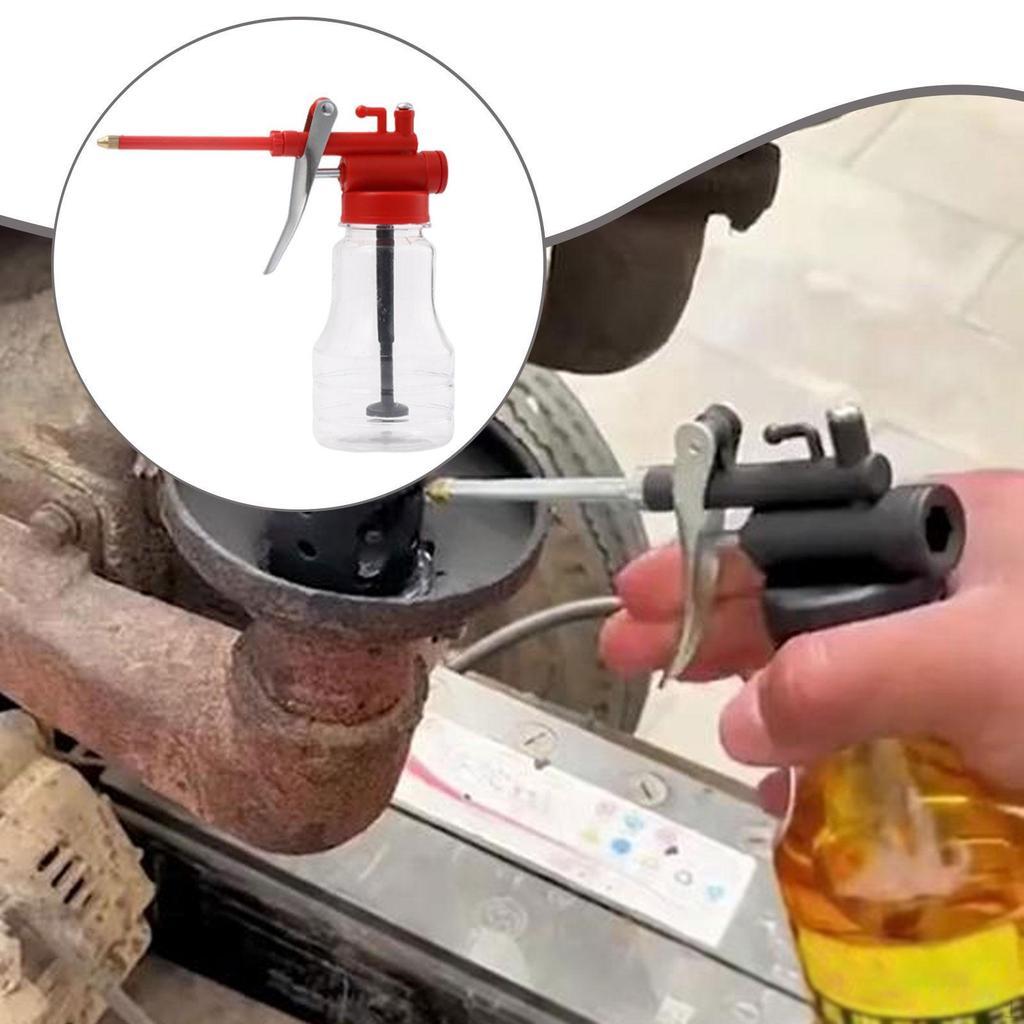 Manual Oiler with Pump, Pourer, Portable And of Superior Quality.
