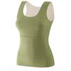 Sleeveless Thermal Underwear Camisole Double Pockets Thermal Tops  Autumn Winter