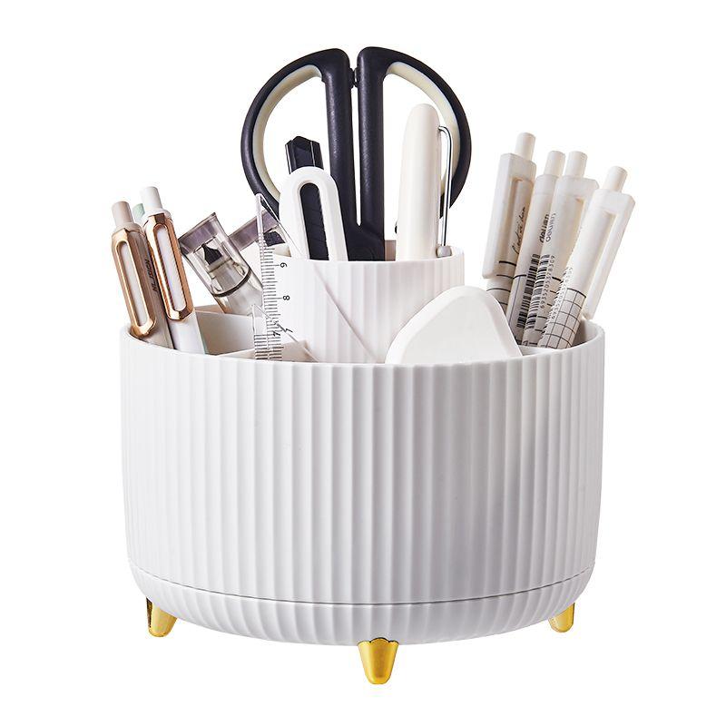 Drehbarer Stifthalter Großes Fassungsvermögen Schreibtisch Schreibwaren Kosmetik Aufbewahrungsbox Kinder Schreibtisch Make-up Pinsel Dose