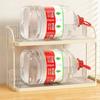 Double-layer Organizer Shelf Simple Design Condiment Shelf Space Saving Counter Organizer  Bathroom