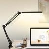 Led Folding Table Lamp Metal Clip Type Long Arm Dimmable Desk Lamp Usb Plug For Living Room Study Office Computers Desk Reading