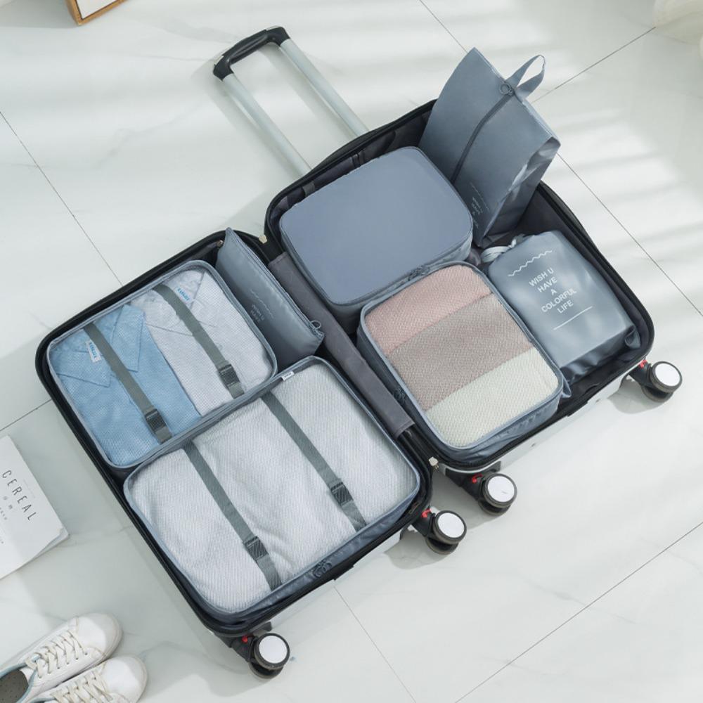 Waterproof Travel Compression Packing Cubes Bag Space-saving Thickened Luggage Storage Bag Wear-resistant Durable