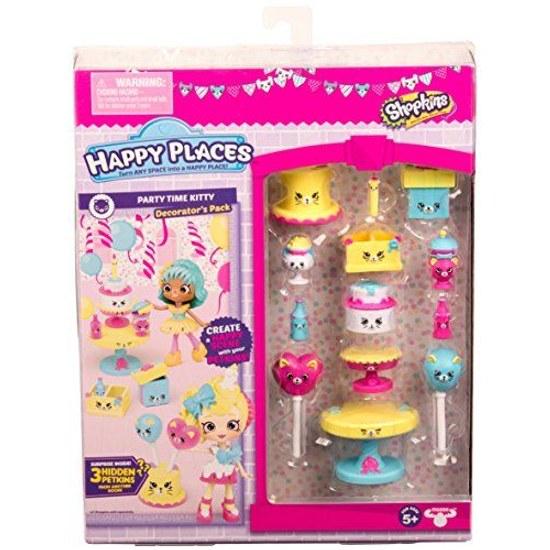 Happy Places Shopkins Staffel 3 Dekorations-Set - Party-Zeit Kätzchen