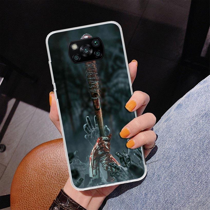 Negan The Walking Dead Phnoe Case for Xiaomi Poco X5 X6 X7 Pro X4 Gt F7 Ultra M8 M7 Redmi 15C 15 13C 13 12C 12 Unique Cover Coqu