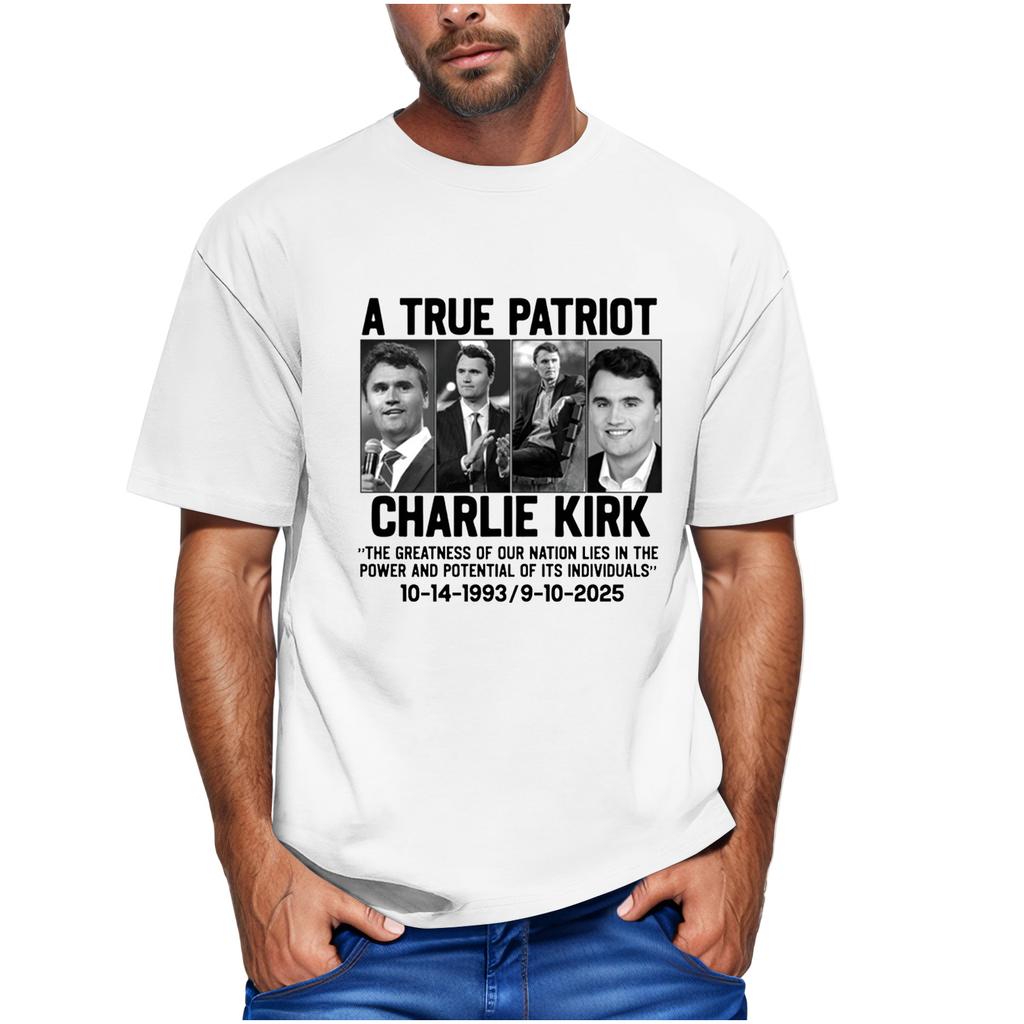 Men'S Fashionable T-Shirt, Street Casual Short Sleeved Clothing