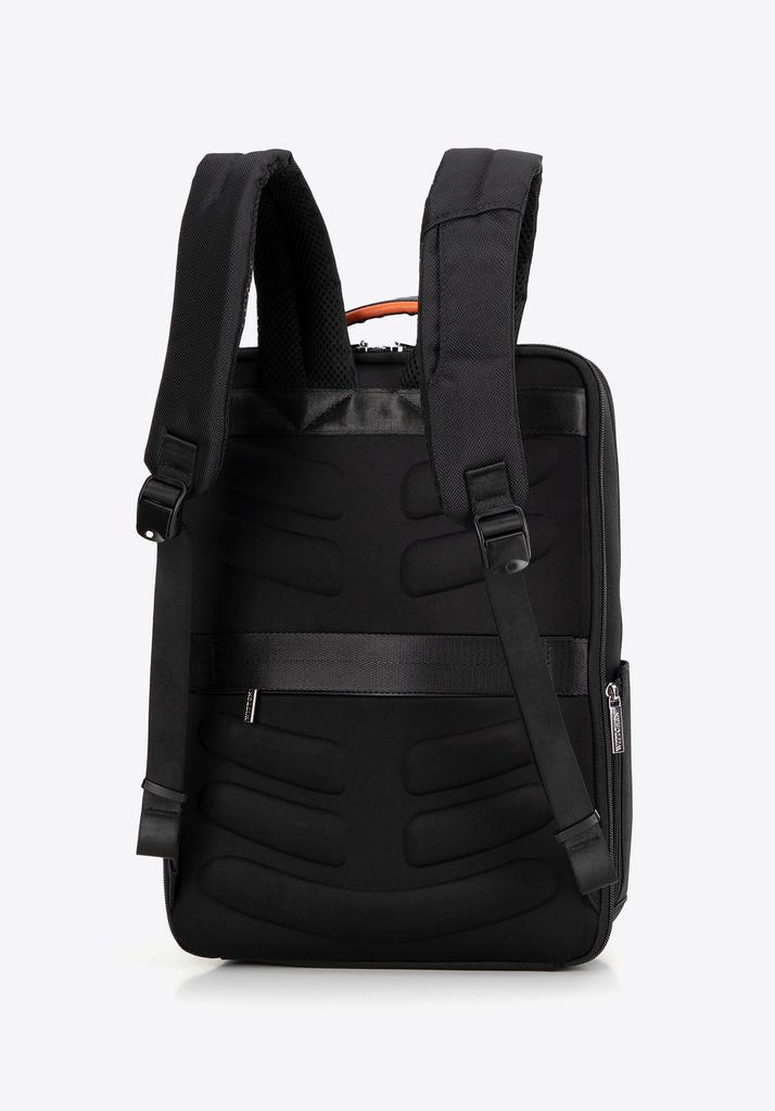 Wittchen Men's Multifunctional Backpack For Airplane Black Polyester