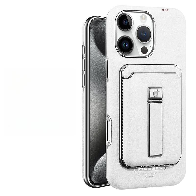 

Подходит для чехла для телефона Apple 16promax с магнитным держателем для карт, полный чехол для iPhone 15, 14 для мужчин, 12 для женщин, 13 кожаных чехлов iPhone 12 6.1 inch