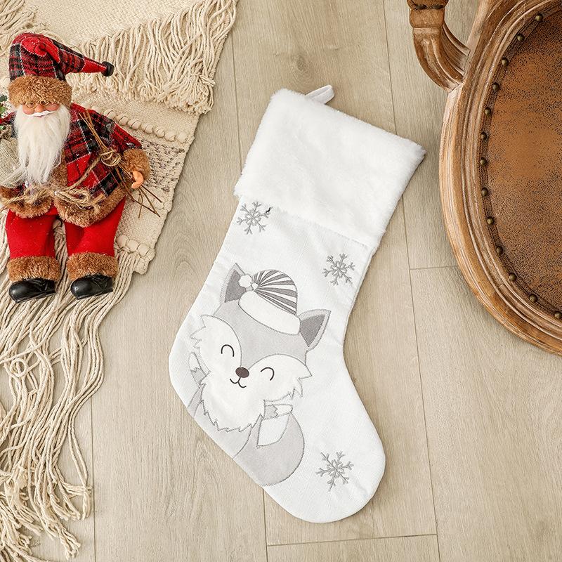 Christmas Decorations Santa Claus Pendants Christmas Socks Gift Bags Christmas Tree Ornaments Pendants Candy Bags